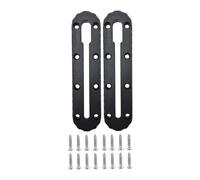 2 / 4Pcs Kayak Slide Track Rails Bracket Accessories Mount Fishing Rod Holder Mounting Base Rack Easy to Use Slide Bracket Low Profile for Paddle Holder