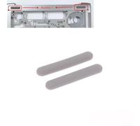 2/4Pcs Laptop Rubber Feet for HP ProBook 430 435 436 440 445, High-Temp Non-Slip Bottom Shell Pads, Gray Replacement Bumpers(A)