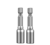 2/4PCS Magnetic Nut Driver Socket 6 7 8 9 10 11 12 13 Mm 1/4inch Hex Shank for Power Drills Screwdriver Hand Tools Accessories for Electric Drill(2PCS 8mm)