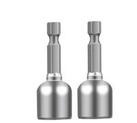 2/4PCS Magnetic Nut Driver Socket 6 7 8 9 10 11 12 13 Mm 1/4inch Hex Shank for Power Drills Screwdriver Hand Tools Accessories for Electric Drill(2PCS 10mm)