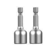 2/4PCS Magnetic Nut Driver Socket 6 7 8 9 10 11 12 13 Mm 1/4inch Hex Shank for Power Drills Screwdriver Hand Tools Accessories for Electric Drill(2PCS 11mm)