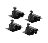 2/4pcs Multipurpose Solars Panel Gutter Mount Clip Aluminum Alloy Portable Designs for Enhances Sunlight Exposure Weatherproof Solar Mount