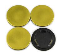 2/4Pcs OD 69mm/2.78" ID 48.73mm/1.91" Car Hub Hubcap Compatible With RN 001 R16 Rx 201#09.23.437 ..439 .24.258 Accessories(4Pcs Gold)