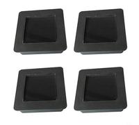 2/4pcs Solar Light Replacement Top, LED Square Solar Panel Top Replacement with Rechargeable Battery for Outdoor Hanging Lanterns(4pcs)