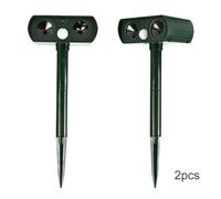 2/4PCS Solar Powered Cat Repellent Scarer Deterrent Ultra Sonic Fox Pest Animal