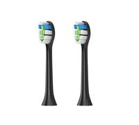 2/4Pcs Toothbrush Heads with Protective Covers Compatible for Philips Sonicare Brush Heads Fit 3 Series 6 Series Gum Health DiamondClean(Black)
