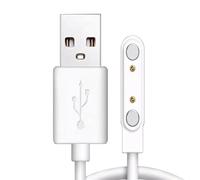 2/4Pin Magnetic Charging Cable 2.84/4.0/7.62mm Spacing Magnetic Charging Cable for Smart Watch Wristwatch Juicer USB Power Charger (2pin 7.62mm spacing)