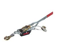 2/4T Come Along Winch Puller, Cable Ratchet Winch Pulley Hoist Heavy Duty Cable Ratchet Power Puller Tool with 2 Hooks for Lifting Pulling Construction Building (4T)