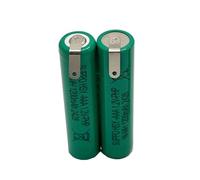2.4V NIMH Razor Battery，Compatible with Philips BodyGroom 7100 7000 TT2029 TT2030 TT2036 TT2040/32 PG350(1pack 1200mAhx2)