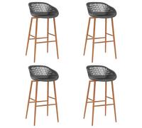 (4 pcs) vidaXL 2/4x Bar Chairs Pub Bistro Chairs Counter High Bar Stools Multi Colours