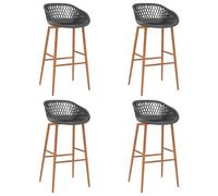 2/4x Bar Chairs Pub Bistro Chairs Counter High Bar Stools Multi Colours vidaXL