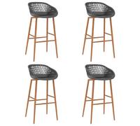 2/4x Bar Chairs Pub Bistro Chairs Counter High Bar Stools Multi Colours vidaXL