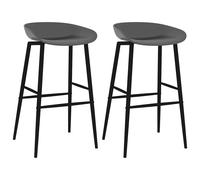 Vidaxl Bar Chairs 4 Pcs Black 48 X 46 X 85 Cm