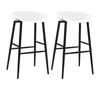 Vidaxl Bar Chairs 4 Pcs Black 48 X 46 X 85 Cm