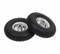 Vidaxl Sack Truck Wheels 2 Pcs Rubber 4.10/3.50-4 (260X83) Sack Truck Wheels