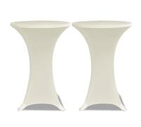 2/4x Standing Table Covers Stretch Slipcover Multi Colours Multi Sizes vidaXL
