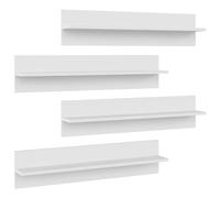 vidaXL Wall Shelves 4 pcs Old Wood 80 x 11.5 x 18 cm Engineered Wood