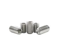 2/5/10/20/30/40/50pcs Hex Socket Set Screw Cup Point Stainless Steel M2 .5 M3 M4 M5 M6 M8 M10 M12(12mm,M8 10pcs)