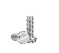 2/5/10/20/50pcs M1.6 M2 .5 M3 M4 Lenght 3-75mm A2-70 Stainless Steel 304 DIN84 GB65 Slotted Cap Head Slot Column Round Cheese Screw Bolt(M4x40mm 10pcs)