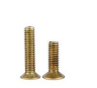 2/5/10/20/50pcs M2 .5 M3 M4 M5 M6 M8 Lenght 4-60mm Din7985 GB818 Solid Brass Copper Phillips Countersunk Machine Screws Cross Flat Head Metric Thread Screw Bolt(M4x35mm 10pcs)