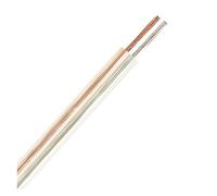 2/5/10/20m 2Pin Electrical Wires Tinned Copper 28 26 24 22 20 18 16 14AWG Extension Cable Wire For Speakers Audio Strip Light(Gold-sliver 20m,20AWG)