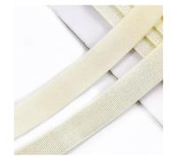 2/5/10/20Meters 12mm Elastic Bands Underwear Shoulder Strap Spring Rubber Band Nylon Stretch Webbing DIY Sewing Accessories(Beige,5Meters)