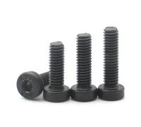 2/5/10/20pcs M4 M5 M6 M8 M10 M12 DIN7984 Grade12.9 Carbon Steel Hexagon Hex Socket Thin Short Low Cap Head Screw Bolt(35mm,M8 (5pcs))