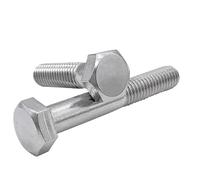 2/5/10/20pcs M6 M8 M10 M12 M14 316 Stainless Steel Outer Hexagon Half Tooth Screw Extension Bolt Length=30mm-120mm(110mm,M14 (2pcs))