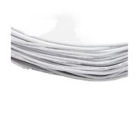 2/5/10/50m UL1007 Single Core Copper Wire 26 24 22 20 18 16 14AWG PVC Insulated Solid Tinned Plated LED Line DIY Equipment Cable(White,5 meters,26AWG)