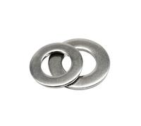 2/5/10/50pcs M1.6 M2 M2.5 M3 M3.5 M4 M5 M6 M8 M10 M12 M14 M16 M20 M24 GB97 A4 316 Stainless Steel Flat Washer Plain(50pcs M2)