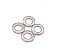 2/5/10/50Pcs M1.6-M24 304 Stainless Steel Flat Washer Plain Gasket Ring(50pcs M5)