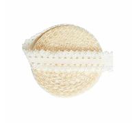 2 5 10 Yard 3/4" 20mm Crown Frilly Lace Trim Elastics Spandex Bands Headband Lingerie Dress Sewing Craft-Ivory-2 Yards