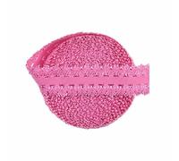 2 5 10 Yard 3/4" 20mm Crown Frilly Lace Trim Elastics Spandex Bands Headband Lingerie Dress Sewing Craft-Rose Rloom-5 Yards