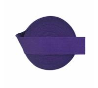 2 5 10 Yard 3/4" 20mm Solid Matte Non-Shiny Fold Over Elastics Spandex Band Hair Tie Headband Dress Sewing Trim-Plum-5 Yards