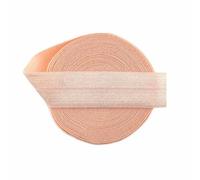 2 5 10 Yard 3/4" 20mm Solid Shiny Fold Over Elastic Spandex Satin Band Hair Tie Headband Dress Sewing Lace Trim-Petal Peach-10 Yards
