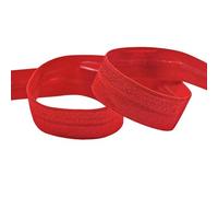 2 5 10 Yard 5/8" 15mm Silicone Gripper Print Shiny Foldover Elastic Spandex Band Hair Tie Wig Dress Sewing Trim-B-Red-15mm-5 Yards