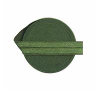2 5 10 Yard 5/8" 15mm Solid Shiny Foldover Elastic Spandex Band Webbing Hair Tie Headband Dress DIY Sewing Trim-Military Green-2 Yards