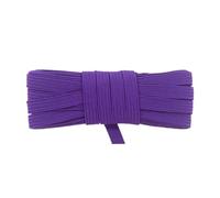 2 5 10 Yard Flat Skinny Elastic Cord 1/4" 6mm Latex Rubber Bands Stretch String Notebook Ear Loop Dress Sewing Trim(Purple,5 Yards)