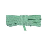 2 5 10 Yard Flat Skinny Elastic Cord 1/4" 6mm Latex Rubber Bands Stretch String Notebook Ear Loop Dress Sewing Trim(Green Glitter,2 Yards)