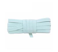 2 5 10 Yard Flat Skinny Elastic Cord 1/4" 6mm Latex Rubber Bands Stretch String Notebook Ear Loop Dress Sewing Trim(Aqua,2 Yards)