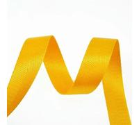 2/5/10M 25mm Nylon Webbing Bag Strap Woven Band 1mm Thick Ribbon Tape Clothes Bias Banding Sewing Trimmings Kit-Yellow-25mm-2Meters