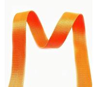 2/5/10M 25mm Nylon Webbing Bag Strap Woven Band 1mm Thick Ribbon Tape Clothes Bias Banding Sewing Trimmings Kit-FluorescentOrange-25mm-5Meters