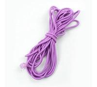 2/5/10Meters 5mm Colorful High-Elastic Rope Round Stretch Elastic Cord Rubber Band Headwear Belt Garment Sewing Accessory-62LightPurple-5mm-10Meters