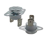 2/5/10PCS Bimetal Thermostat KSD302/KSD301 40-300C 16A 250V Ceramics 40C 60C 100C 150C 200C 250C 300degrees Normally Closed Open(16A-Normally Open,5PCS,40C)