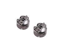 2/5/10pcs Empty Bobbin Case for Industrial Sewing Machine Accessories Spool Embroidery Tool Singer Janome Brother Iron Metal Stainless(2Pcs B Industrial)