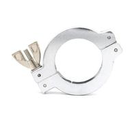 2 5 10Pcs KF16 25 40 50 Aluminum Vacuum Double Pin Tri Clamp Flange Ni Plated SS304 Cente Ring FKM O-Ring Pipe Fittings(Aluminum Clamp,KF50_10 PCS)