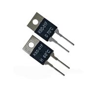2/5/10PCS KSD-01F/JUC-31F 0C-150dergree Thermostat Temperature Switch Thermal Fuse Resettable 0C/15C/30C/50C/70C/85C/90C95C100C(5PCS,D-Normally Close,110C)