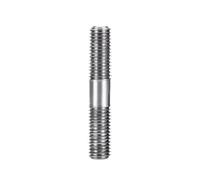 2/5/10pcs M4 M5 M6 M8 M10 M12 M14 M16 TA2 Pure Titanium Double Head Bolt With Two Teeth Screw Length: 60mm-100(100mm,M6-5pcs)