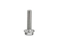 2/5/10pcs M5 M6 M8 M10 A2-70 304 Stainless Steel GB5787 Hexagon Head With Serrated Flange Cap Screw Hex Washer Bolt(X60mm,5pcs M8)