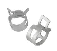 2/5/10pcs M6/7/8/9/10-36Mm Spring Hose Clamps Fuel Line Water Pipe Clamp Band Type Vacuum Hoses(19mm(5pcs))